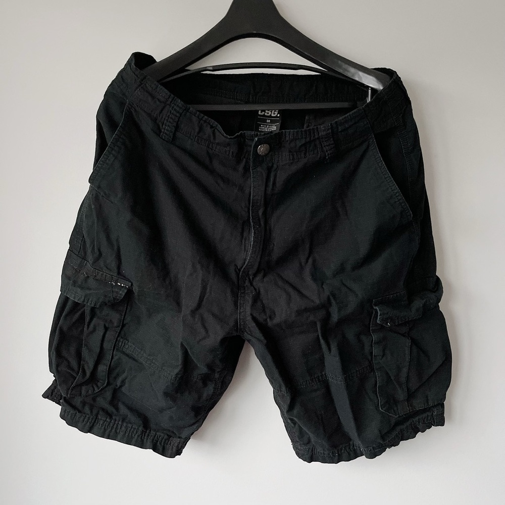 CSG Men’s Black Cargo Shorts